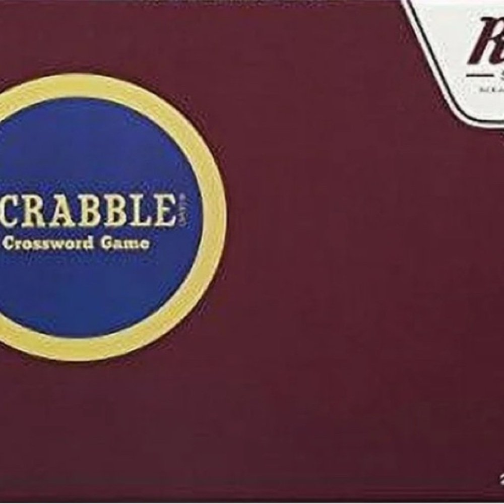 Scrabble Crossword Game - Classic Retro Red Edition